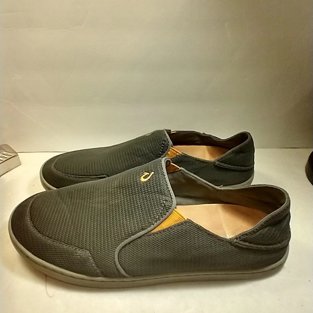 Olukai Nohea Mesh Slip On Boat Loafers Shoes Men's sz 10.5.
